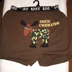 Lazy One Men's Boxers "Going Commando"